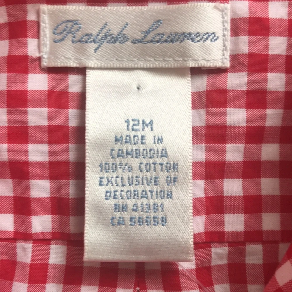 Ralph Lauren Shirt (size 12m)